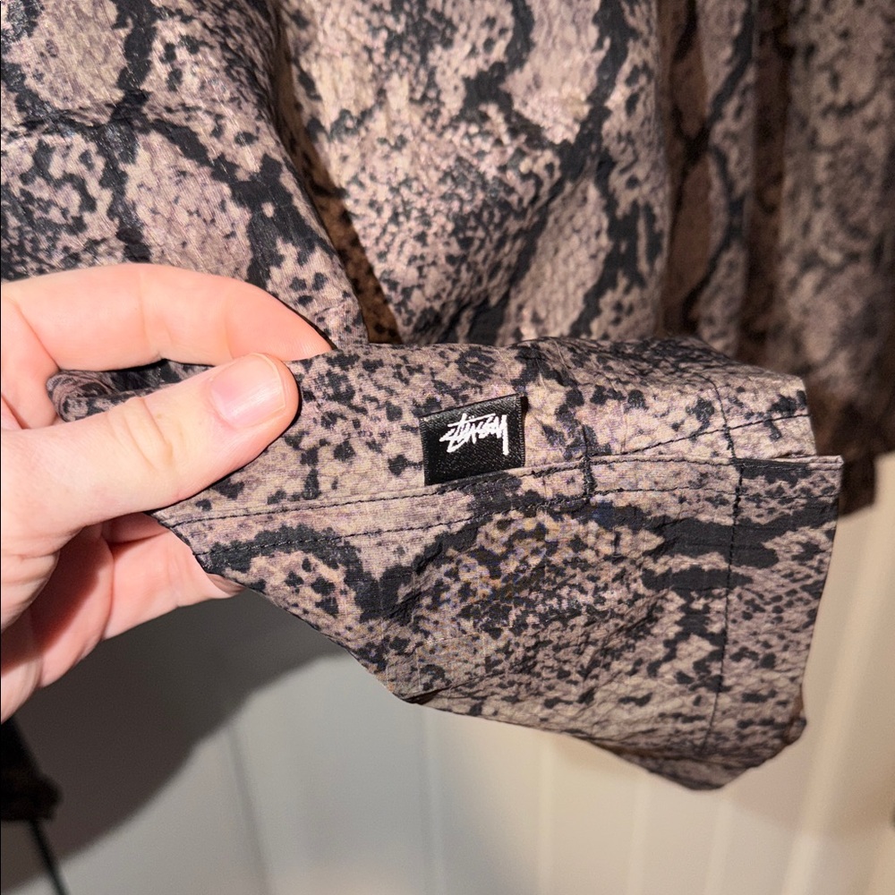 Stussy Python Nylon Wind Shirt NWT - image 8